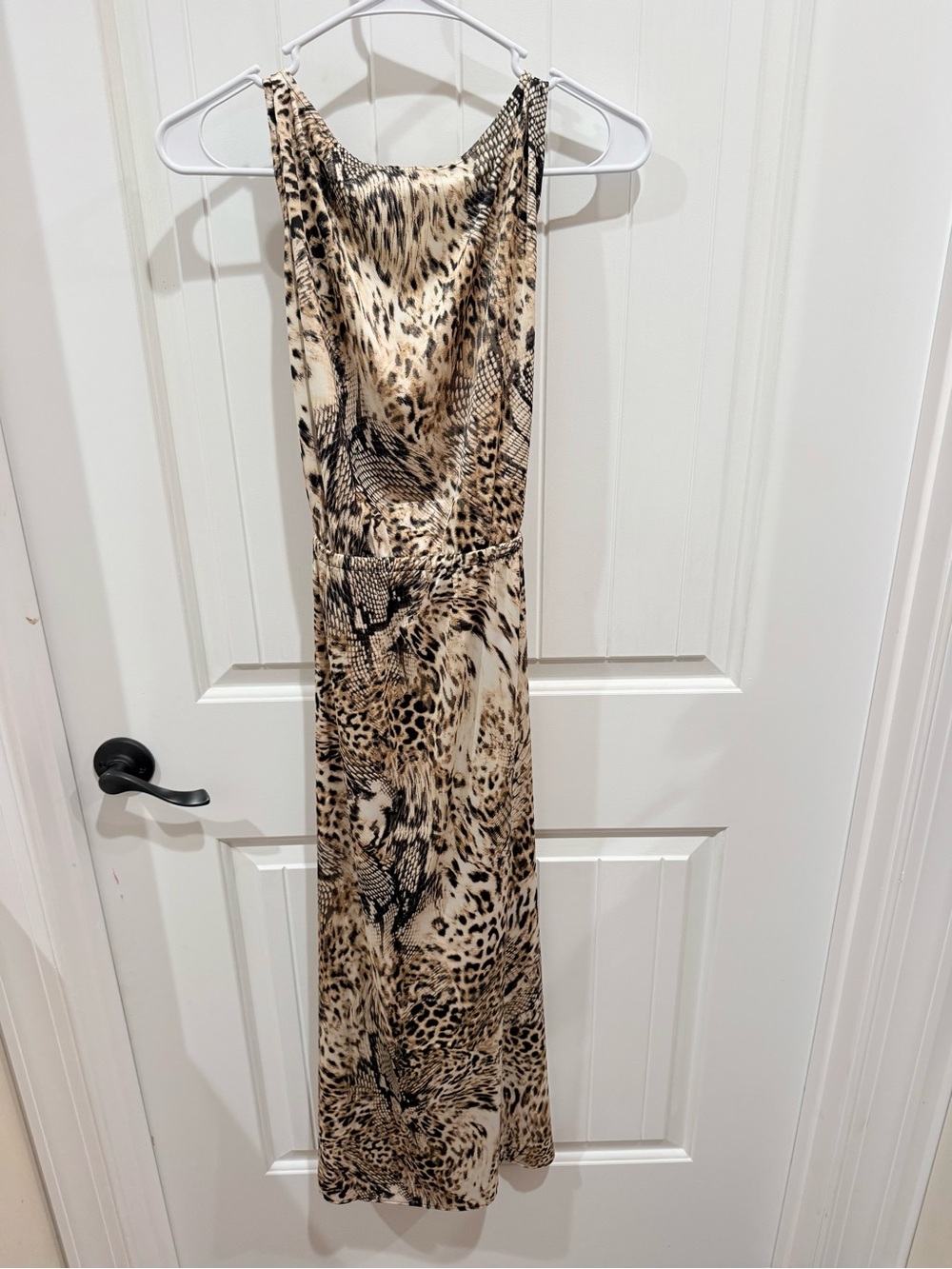Chico’s Animal Print Maxi Dress size 1P - Picture 2 of 3